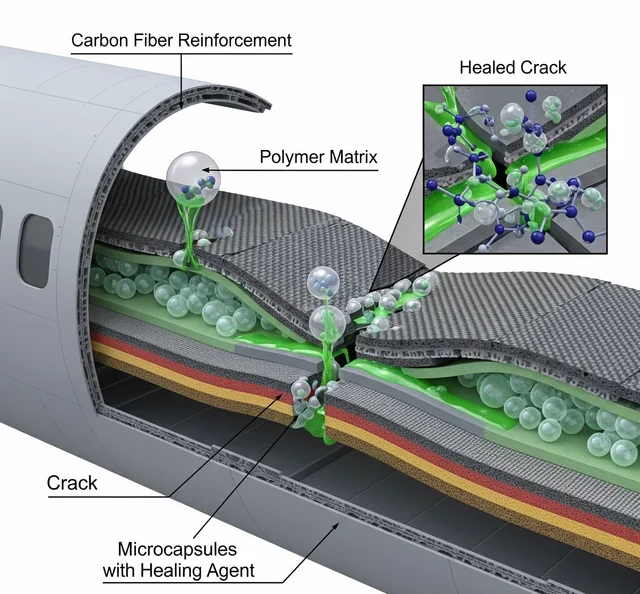Self-healing materials in Manufacturing